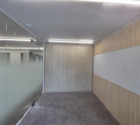 선릉 자동문,유리칸막이, 래핑칸막이, 흡읍보드,센터그라데이션 시트 시공