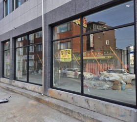 여주 건물 1층 샷시 교체 시공