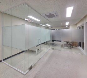 서울 송파구 가락동 지식산업센터 유리칸막이 시공