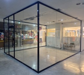 서울 동작구 대방동 대림쇼핑타운 상가 유리칸막이 공간 만들기